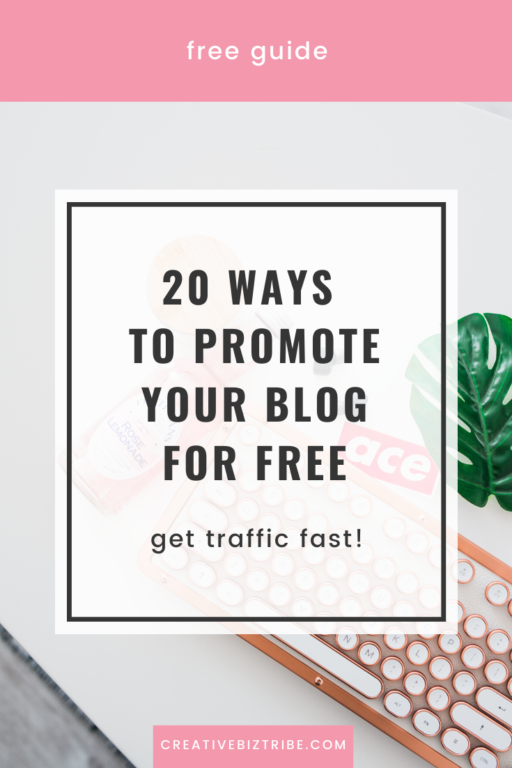 20 ways to promote your blog for free