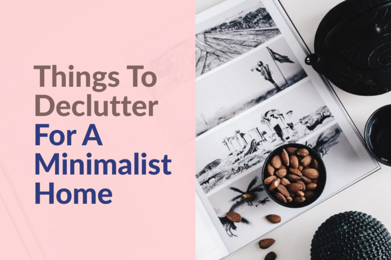 minimalist declutter resisting to buy new things