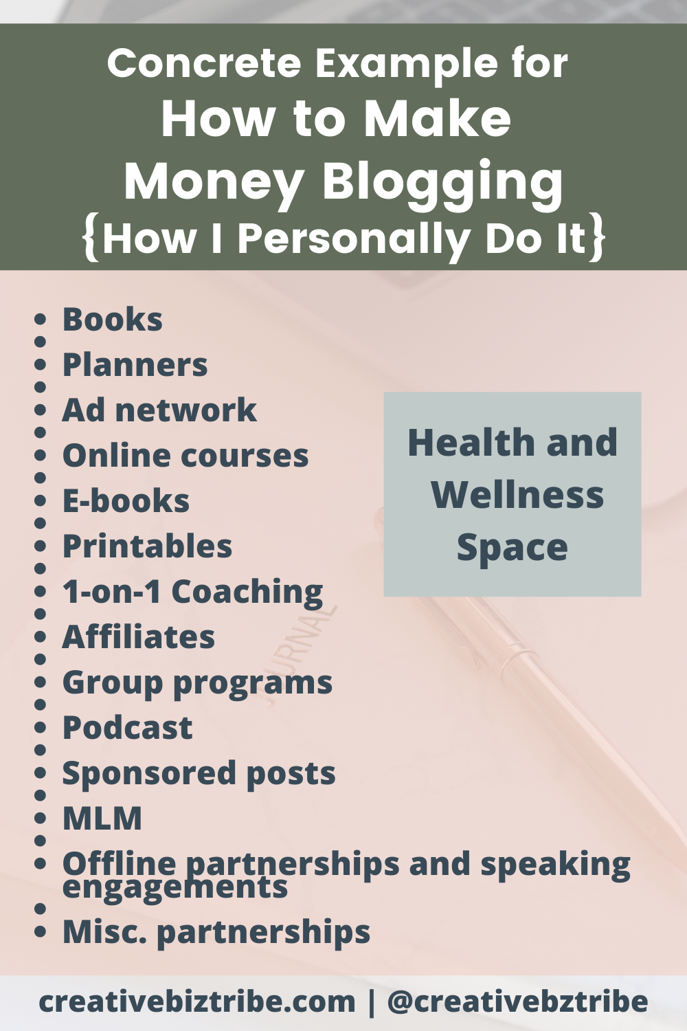 How to Make Money Blogging {How I Personally Do It} creativebiztribe.com #blog #blogging #onlinebusiness