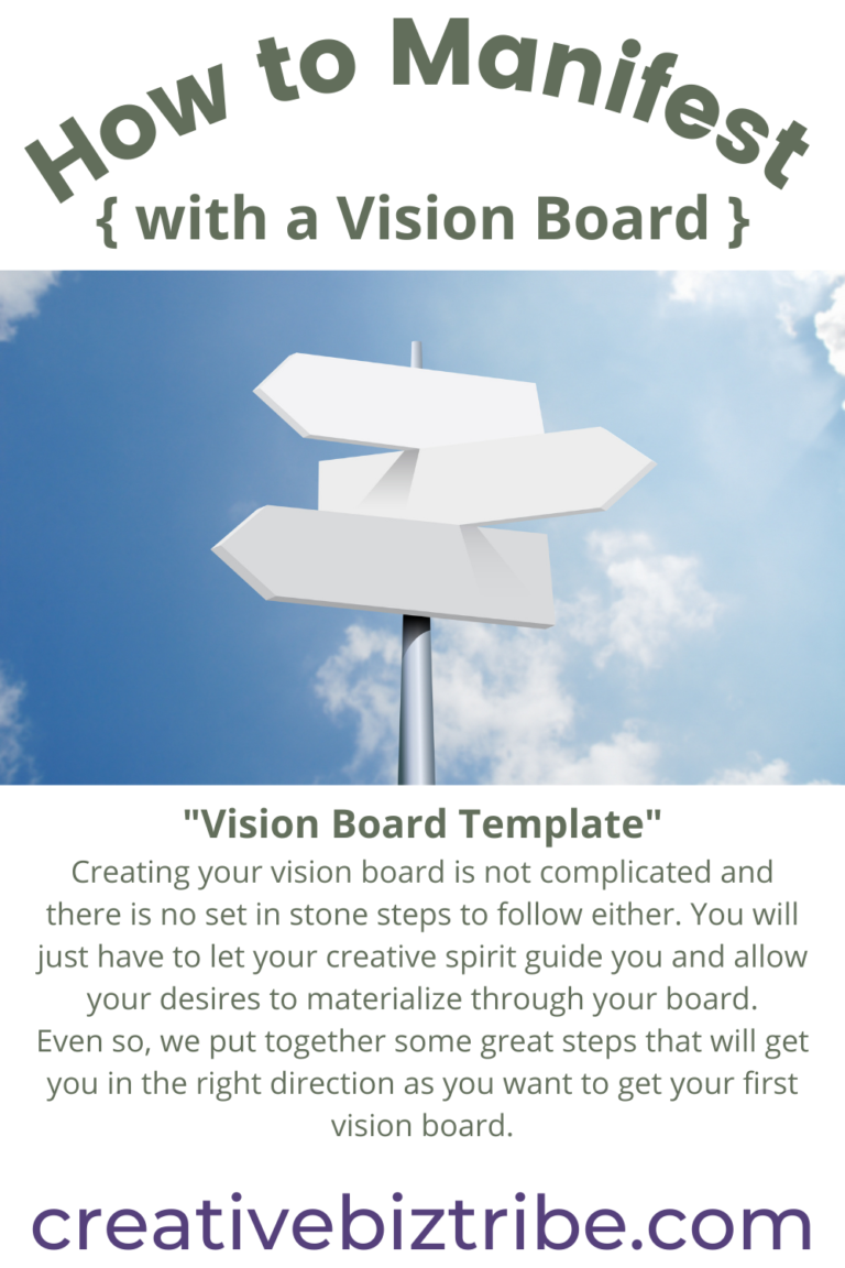 How to Manifest {with a Vision Board} - Creative Biz Tribe